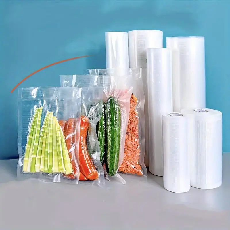 Food Storage Bag Organizer - ถุงสูญญากาศสำหรับเครื่องซีลสูญญากาศ 1 ชิ้น สำหรับเก็บอาหารให้สดใหม่ ช่วยถนอมอาหาร สำหรับเครื่องแพ็คสูญญากาศ