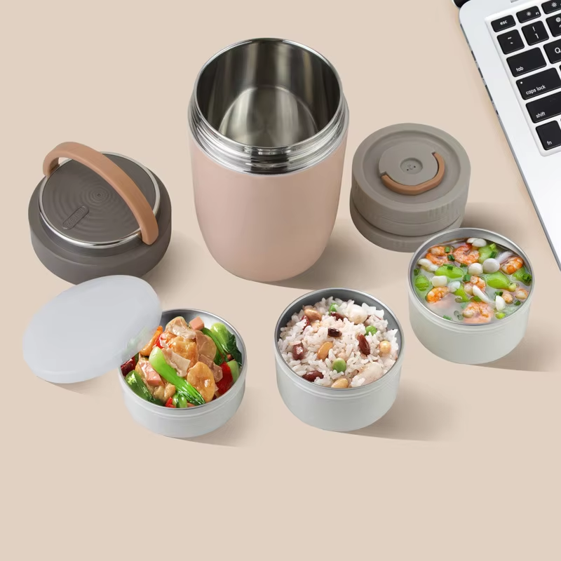 Food Storage Hot - กล่องข้าวสแตนเลสเก็บความร้อน กล่องอาหารสุญญากาศ สำหรับใส่ซุป กล่องเก็บอาหาร