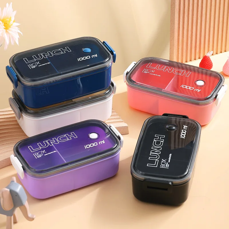 Food Storage Hot - กล่องถนอมอาหารกล่องข้าวกลางวันอาหารพลาสติกทนความร้อนเข้าไมโครเวฟเก็บผลไม้และกล่องปิดผนึก