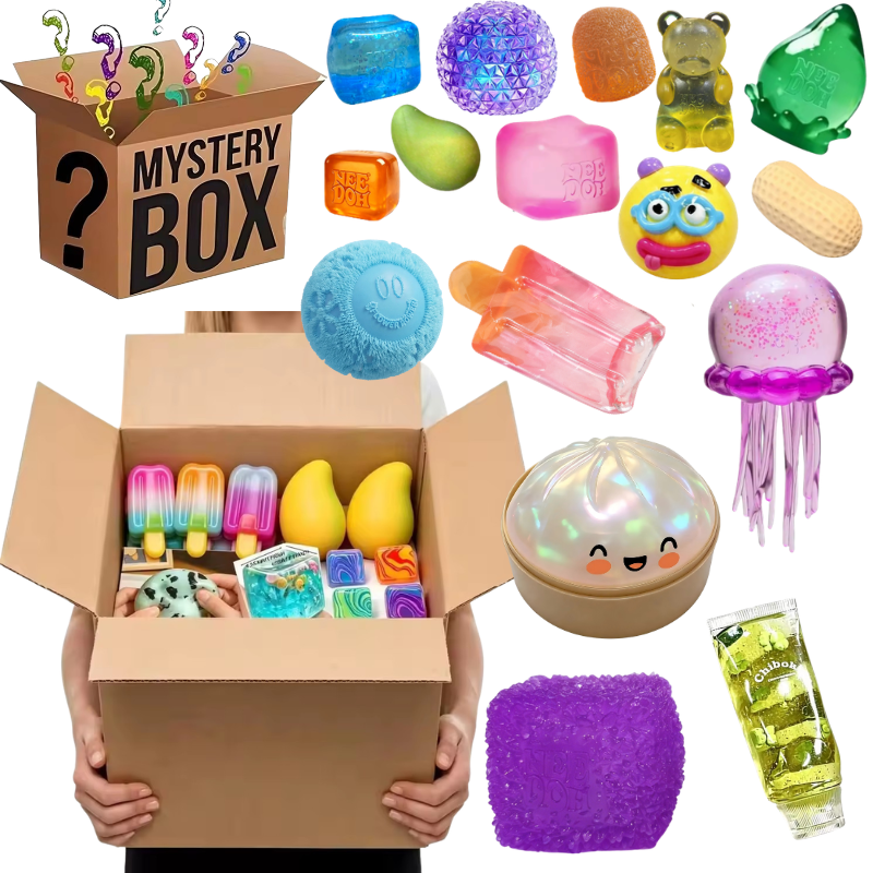 Food Storage Bag - ของเล่นซีรีส์ Blind Box Fuzz Ball Ice
