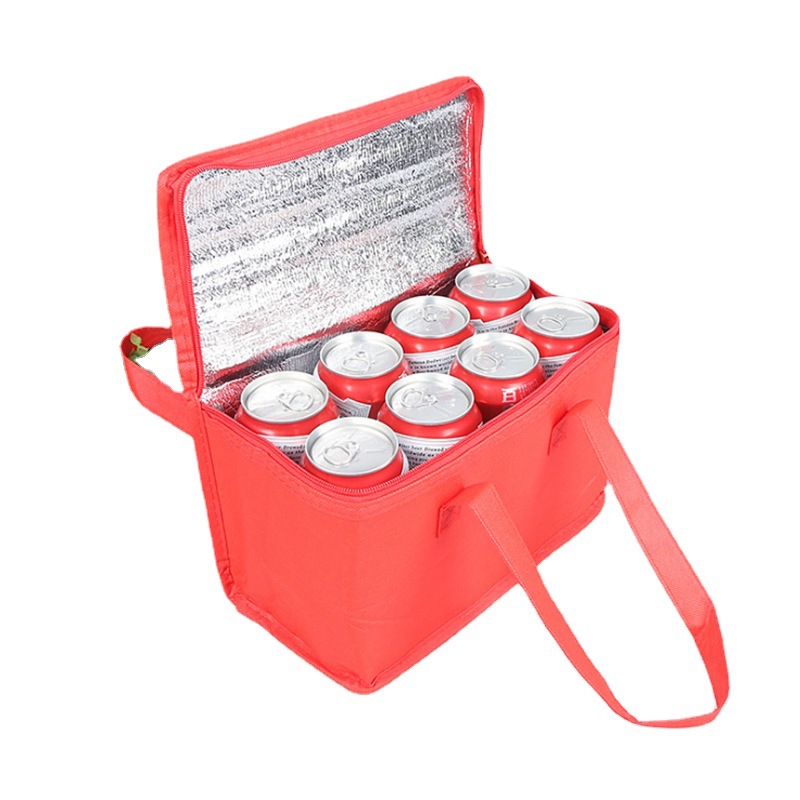 Food Storage Bag - กระเป๋าปิคนิค กระเป๋าเก็บของความจุขนาดใหญ่ ถุงเก็บความร้อนสำหรับอาหาร กระเป๋าใส่อาหารกลางวันแบบพกพา กระเป๋าส่งเบียร์ สำหรับชายหาด