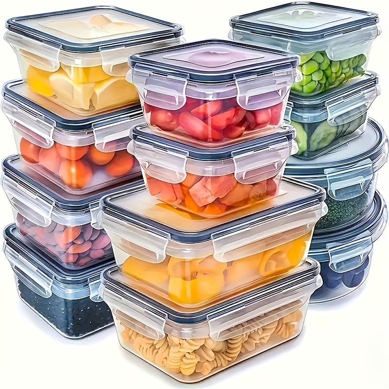 Food Storage Order - ชุด 8 ชิ้น ประกอบด้วย 4 กล่องและ