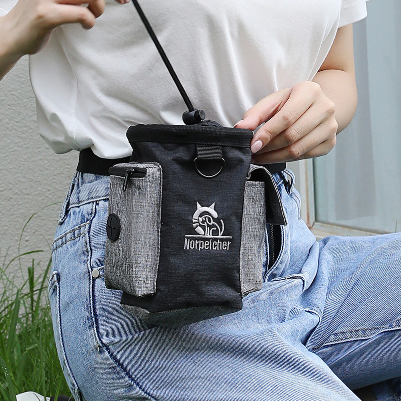 Food Storage Bag - กระเป๋าคาดเอวฝึกสัตว์เลี้ยง อุปกรณ์ฝึกสุนัข กระเป๋าใส่ขนม ของรางวัล อาหารสุนัข กระเป๋าพกพา