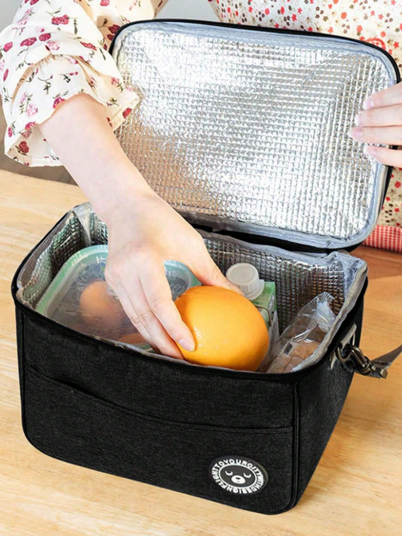 Food Storage Keep Warm - 1 PC ถุงอาหารกลางวันฉนวนความร้อนกระเป๋าอาหารกลางวัน LeakProof Tote กล่องอาหารกลางวันถุงเก็บอาหาร