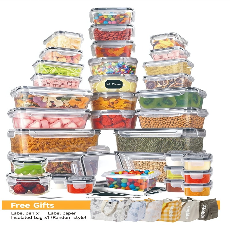 Food Storage Order - ชุดเก็บอาหารปลอดสาร BPA 48 ชิ้น – ภาชนะสุญญากาศ