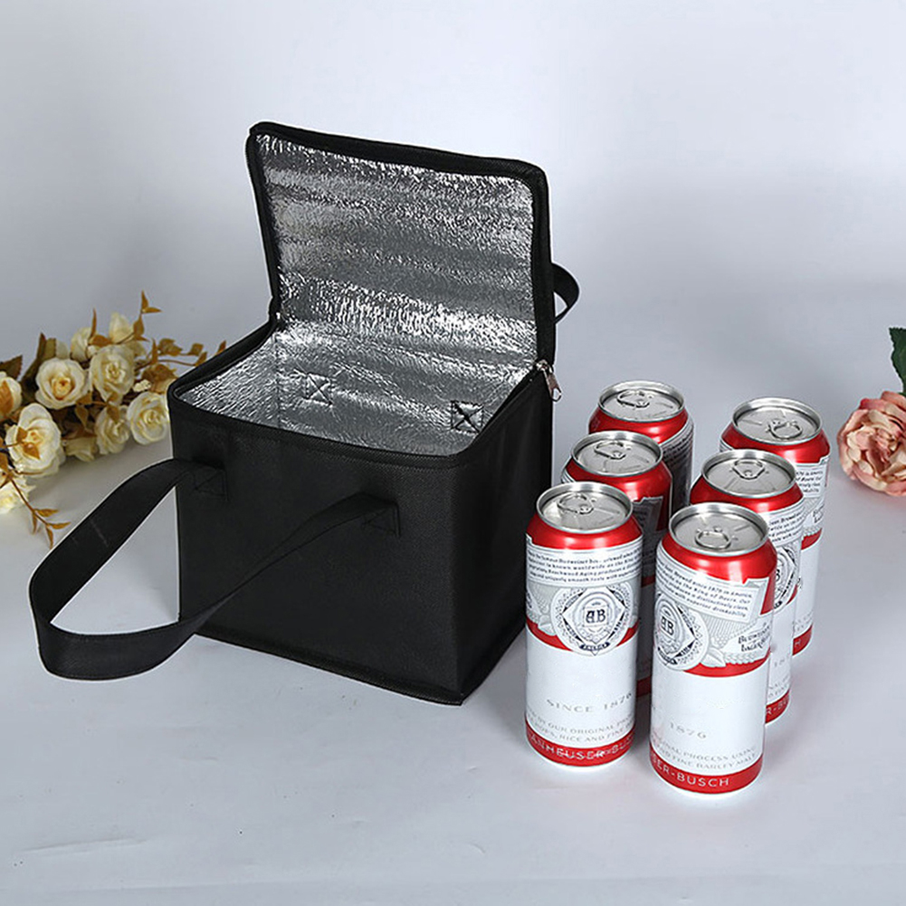 Food Storage Keep Warm - กระเป๋าเก็บความเย็นอาหารกลางวันแบบพกพาถุงเก็บความร้อนปิกนิกแบบพับได้กระเป๋าใส่เครื่องดื่มกระเป๋าทนความร้อนเครื่องครัวถุงรักษาอุณหภูมิถุงเก็บเบียร์