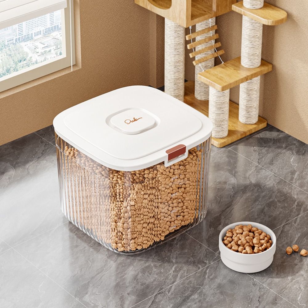 กล่องเก็บอาหารสัตว์เลี้ยงแบบฝา - Food Storage Containers Plastic Box บทวิจารณ์และราคา