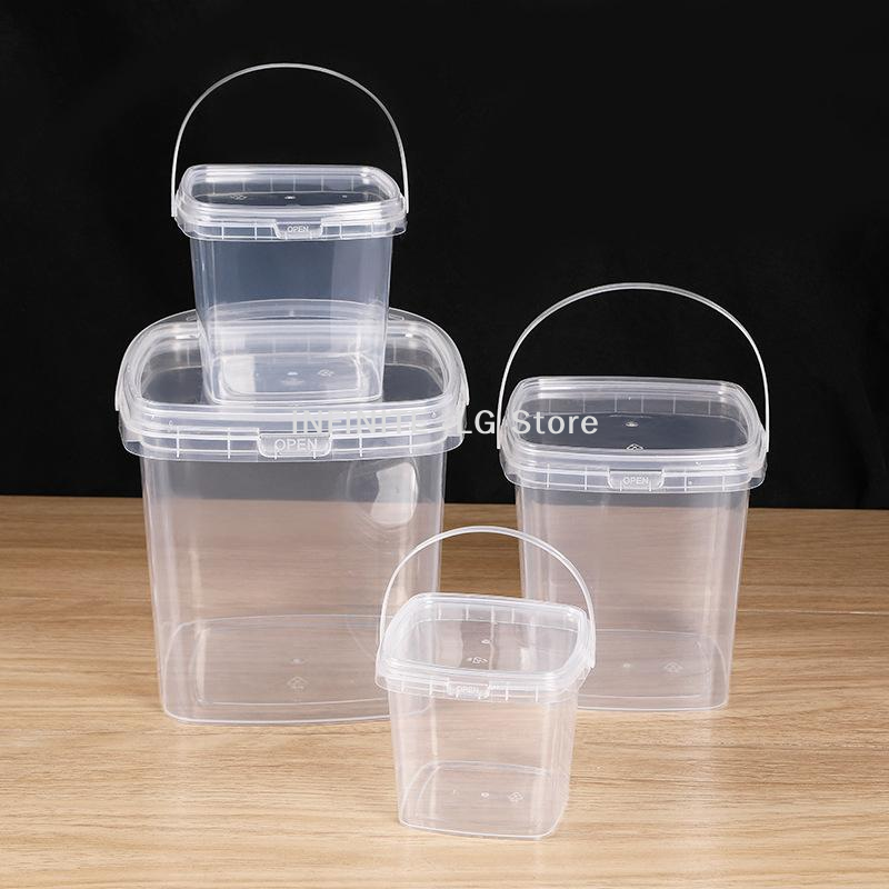 10 ชิ้น ถังพลาสติก 500/1000 มล - Food Storage Containers Plastic Box บทวิจารณ์และราคา