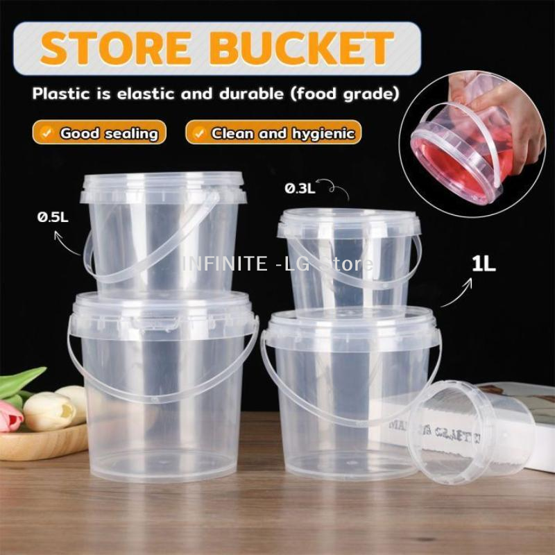 10 ชิ้น ถังพลาสติก 500/1000 มล - Food Storage Containers Plastic Box บทวิจารณ์และราคา