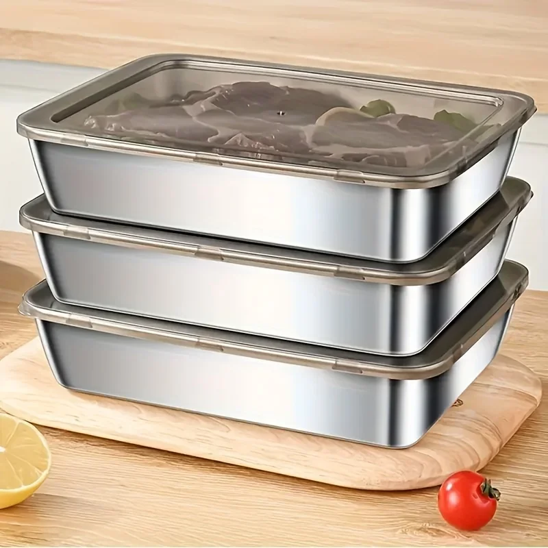 ชุดกล่องเก็บอาหารสแตนเลส 5 ชิ้ - Food Storage In Stainless Steel บทวิจารณ์และราคา