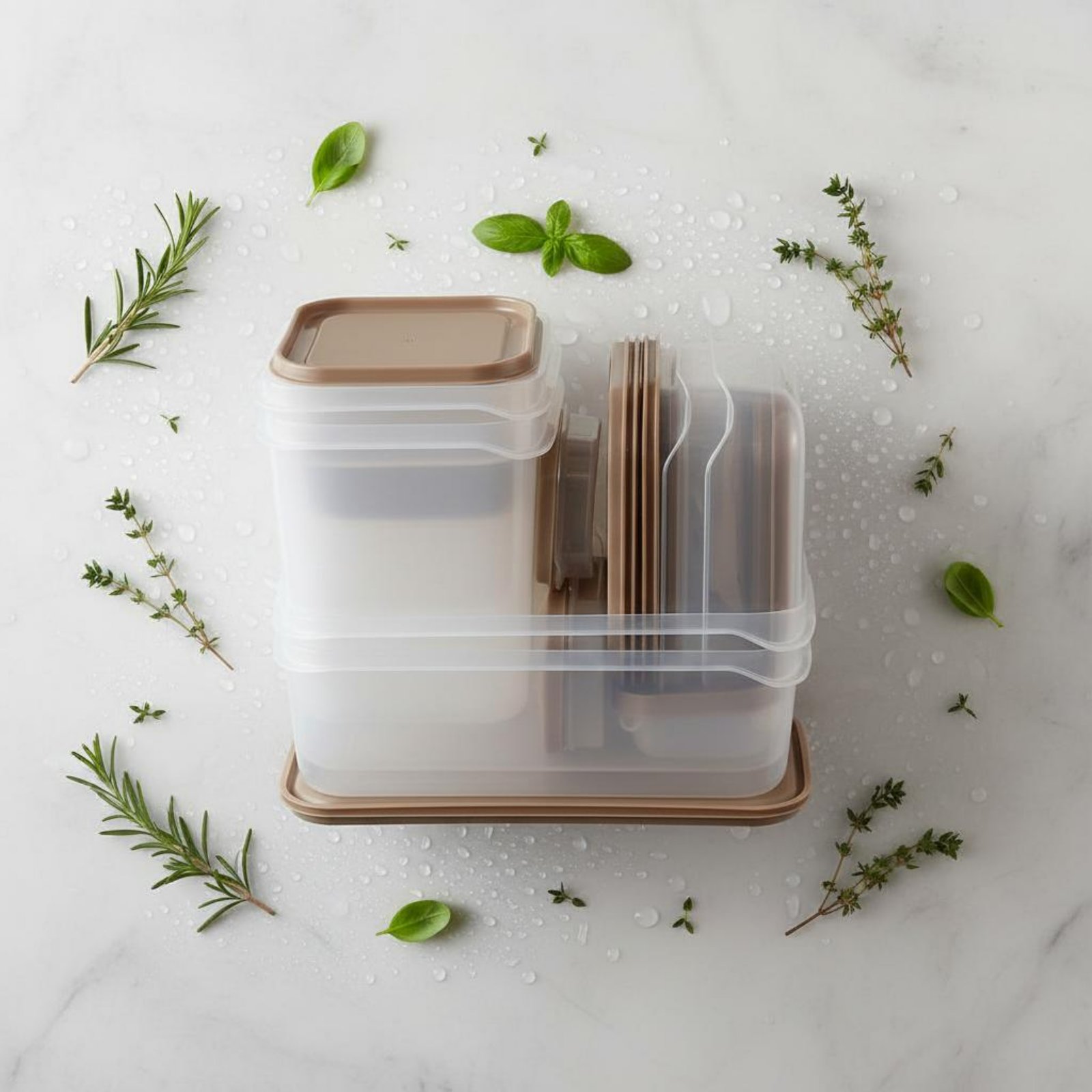 ชุดกล่องเก็บอาหารในตู้เย็น 17  - Food Storage Containers Plastic Box บทวิจารณ์และราคา