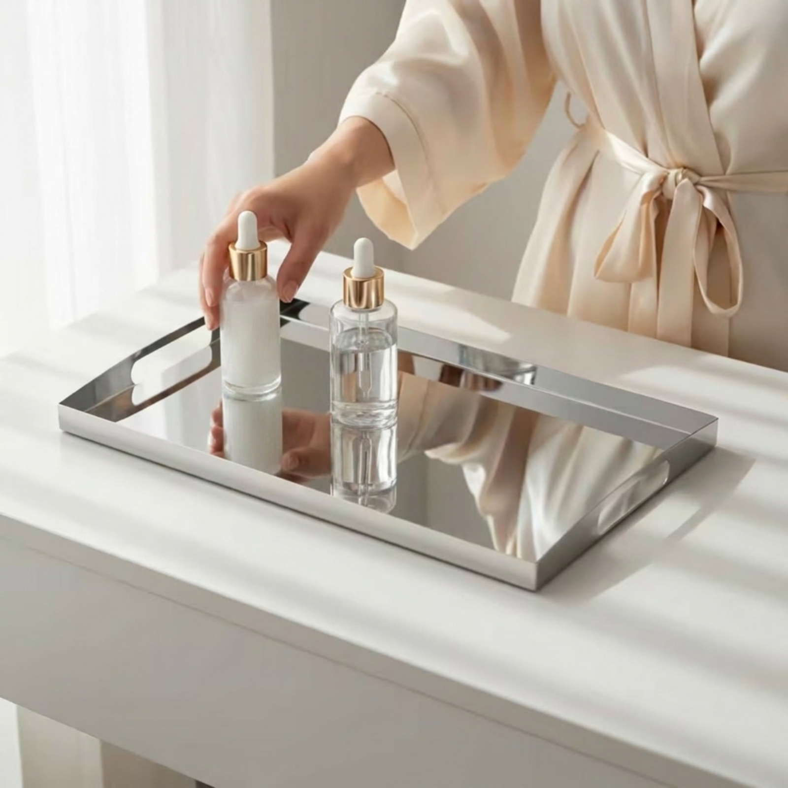 ถาดสแตนเลส ถาดกระจกเงาพร้อมหูจ - Food Storage In Stainless Steel บทวิจารณ์และราคา