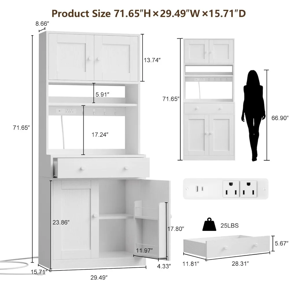 ตู้เก็บของในครัว Korfile สูง 7 - Food Storage Kitchen Cabinet บทวิจารณ์และราคา