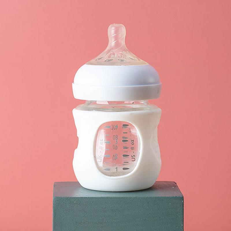 ปลอกซิลิโคนป้องกันขวดนมสำหรับค - Food Storage Moms บทวิจารณ์และราคา