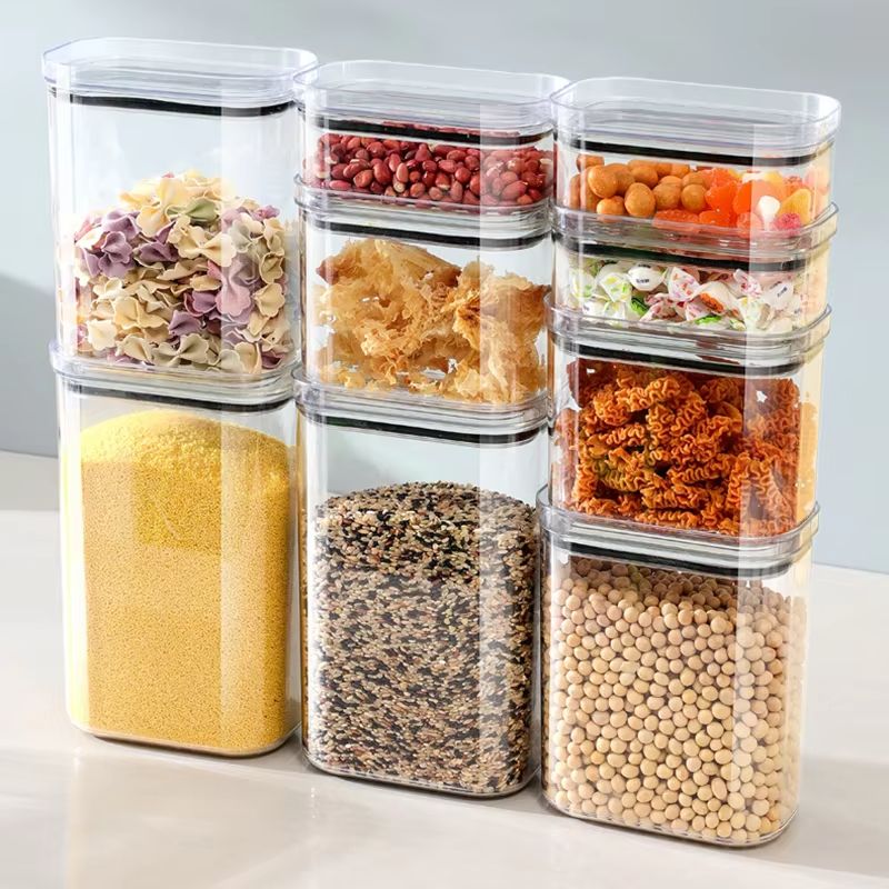 กล่องเก็บของในครัวแบบปิดผนึก ส - Food Storage In Cabinets บทวิจารณ์และราคา