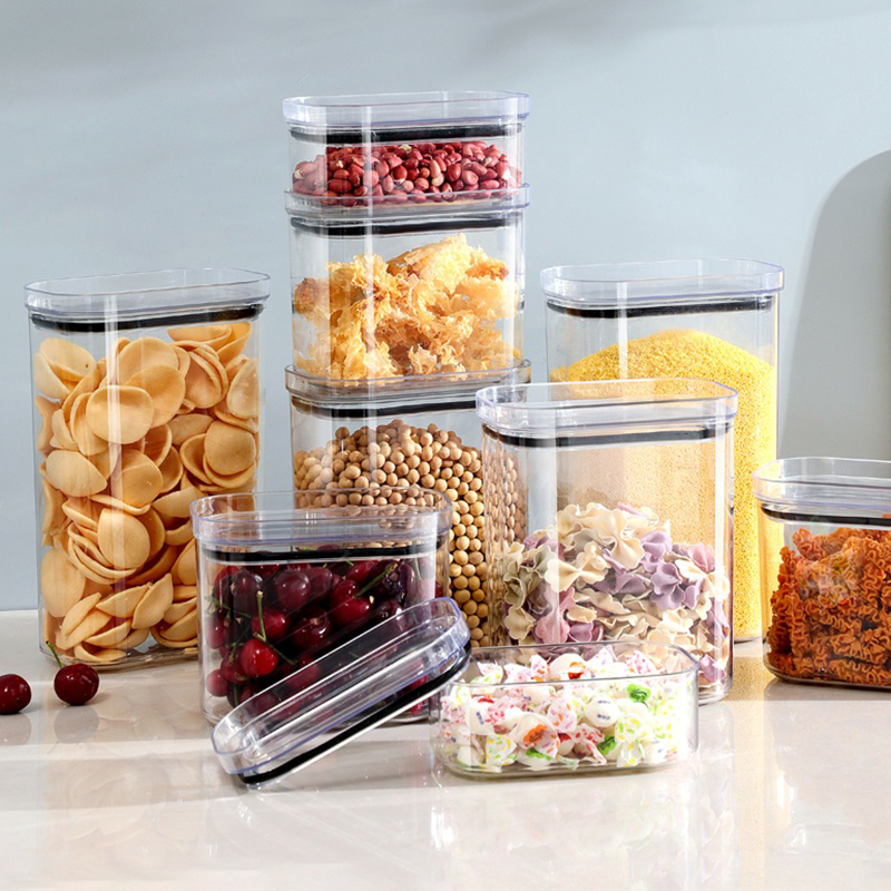 กล่องเก็บของในครัวแบบปิดผนึก ส - Food Storage In Cabinets บทวิจารณ์และราคา