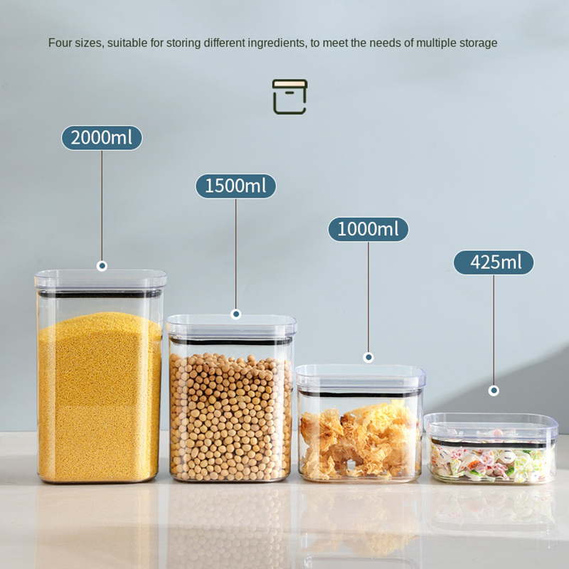 กล่องเก็บของในครัวแบบปิดผนึก ส - Food Storage In Cabinets บทวิจารณ์และราคา