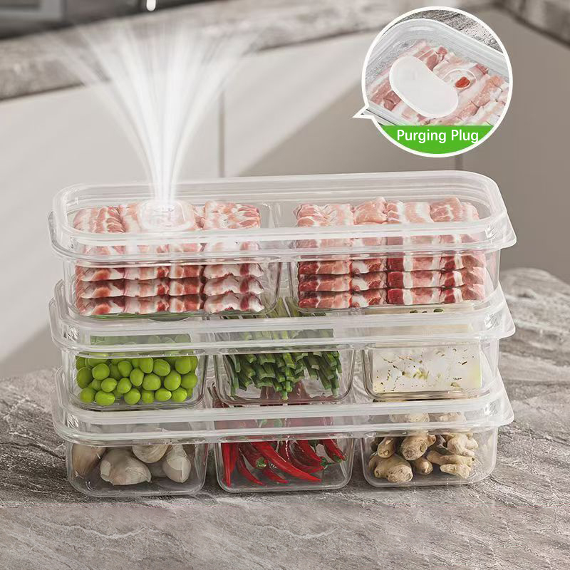 กล่องเก็บอาหารสด; กล่องจัดระเบ - Food Storage Containers Plastic Box บทวิจารณ์และราคา