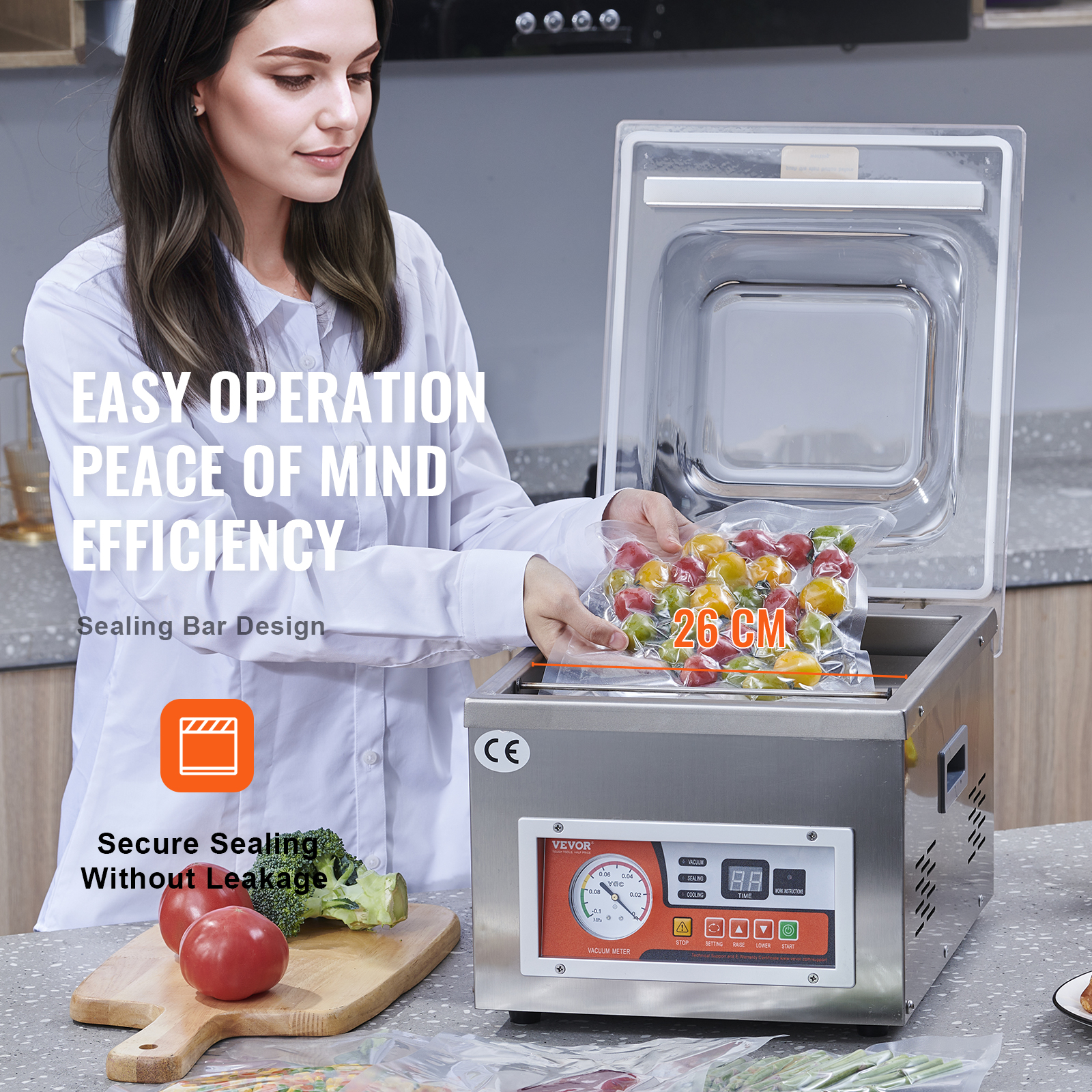 SucceBuy DZ-260A Chamber เครื่ - Food Storage Vacuum Sealer Machine บทวิจารณ์และราคา