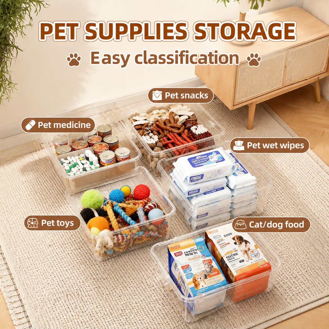 ตู้เก็บของสำหรับสัตว์เลี้ยง 4  - Food Storage In Cabinets บทวิจารณ์และราคา