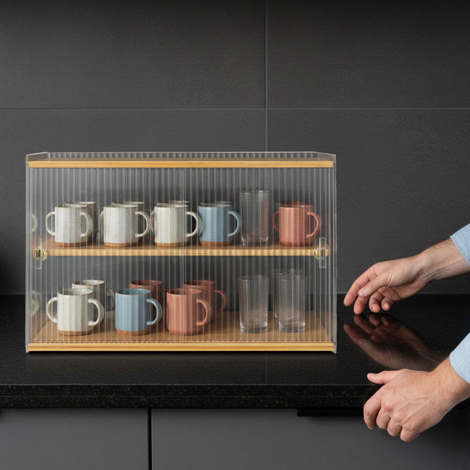 ชั้นวางแก้วน้ำ, ตู้ข้างเตียงไม - Food Storage In Cabinets บทวิจารณ์และราคา