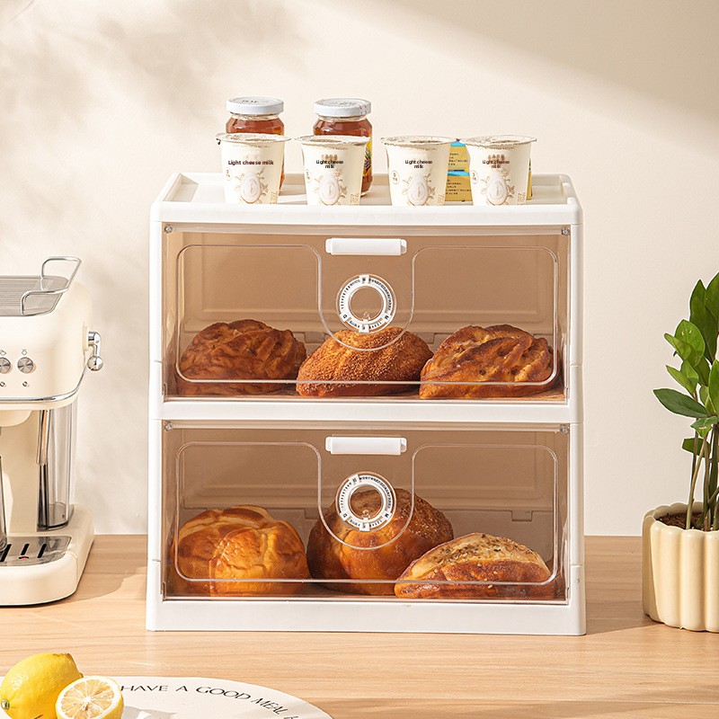 กล่องเก็บขนมปังแบบหลายชั้นพร้อ - Food Storage Kitchen Cabinet บทวิจารณ์และราคา