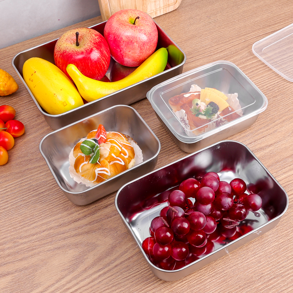 กล่องเก็บอาหารสแตนเลสกล่องเก็บ - Food Storage In Stainless Steel บทวิจารณ์และราคา