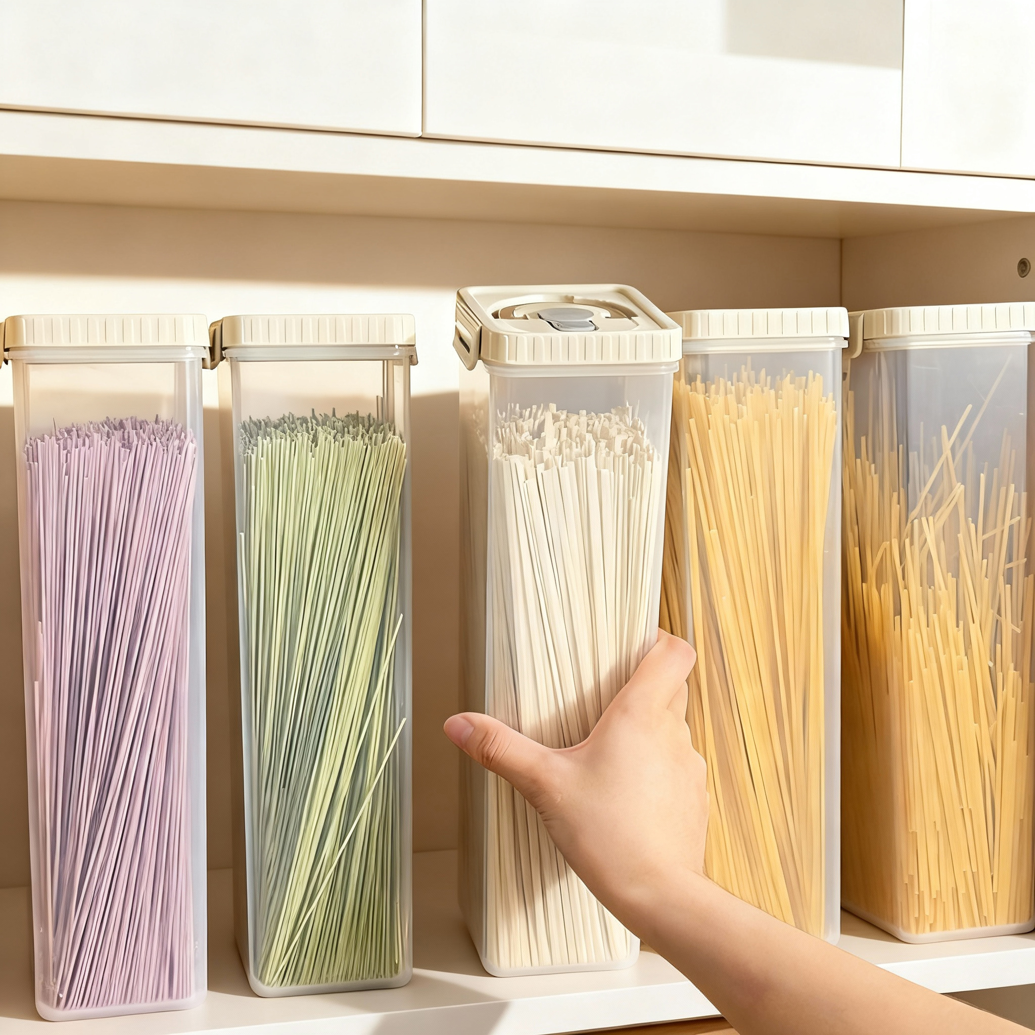 กล่องเก็บเส้นก๋วยเตี๋ยวแบบมีหู - Food Storage Containers Plastic Box บทวิจารณ์และราคา