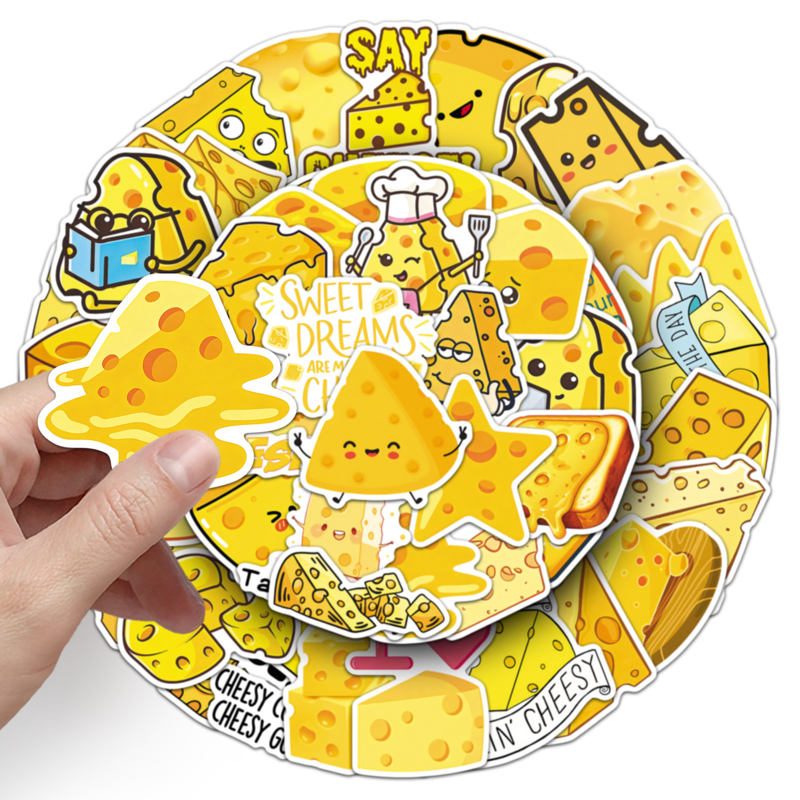 สติกเกอร์ลายการ์ตูนชีส 50 ชิ้น - Food Storage In Cabinets บทวิจารณ์และราคา