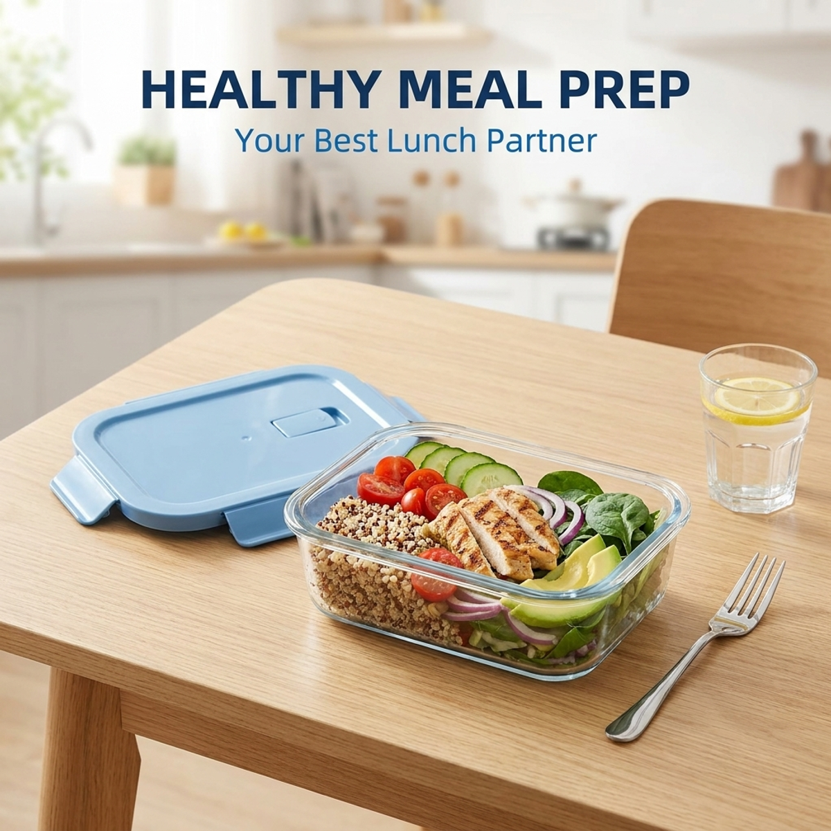 กล่องใส่อาหารแก้ว 2 ชิ้น ปลอดส - Food Storage Order บทวิจารณ์และราคา
