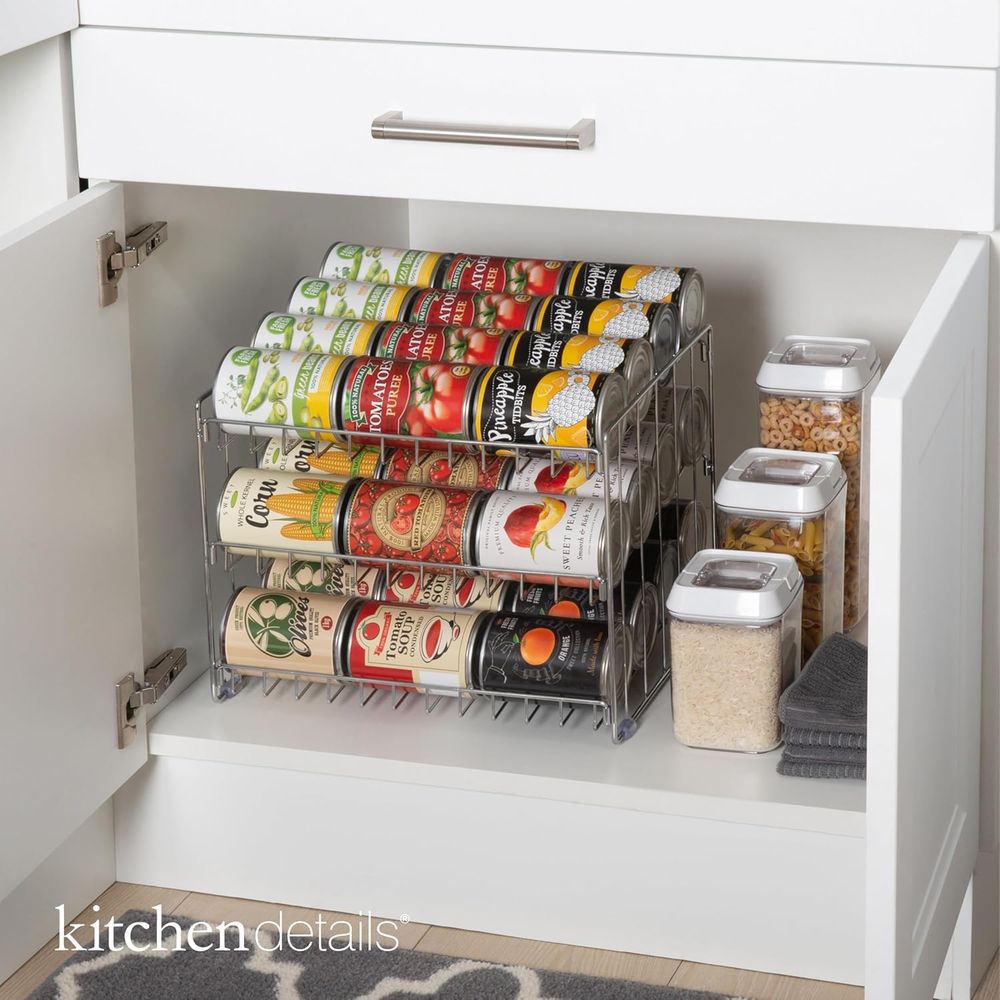 ที่จัดกระป๋อง 3 ชั้น |   ชั้นว - Food Storage In Cabinets บทวิจารณ์และราคา