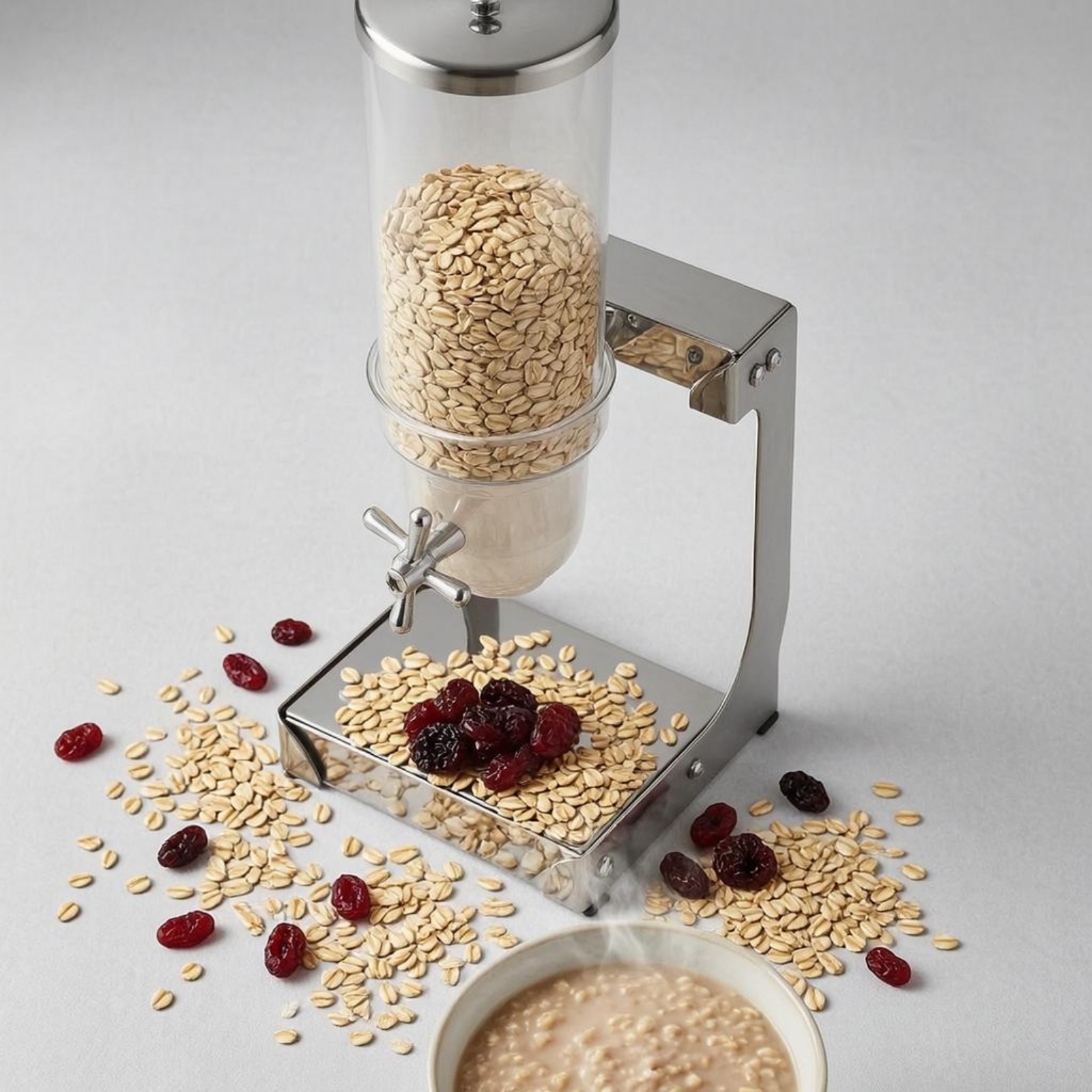 ตู้จ่ายธัญพืชแบบตั้งโต๊ะ ถังใส - Food Storage In Stainless Steel บทวิจารณ์และราคา