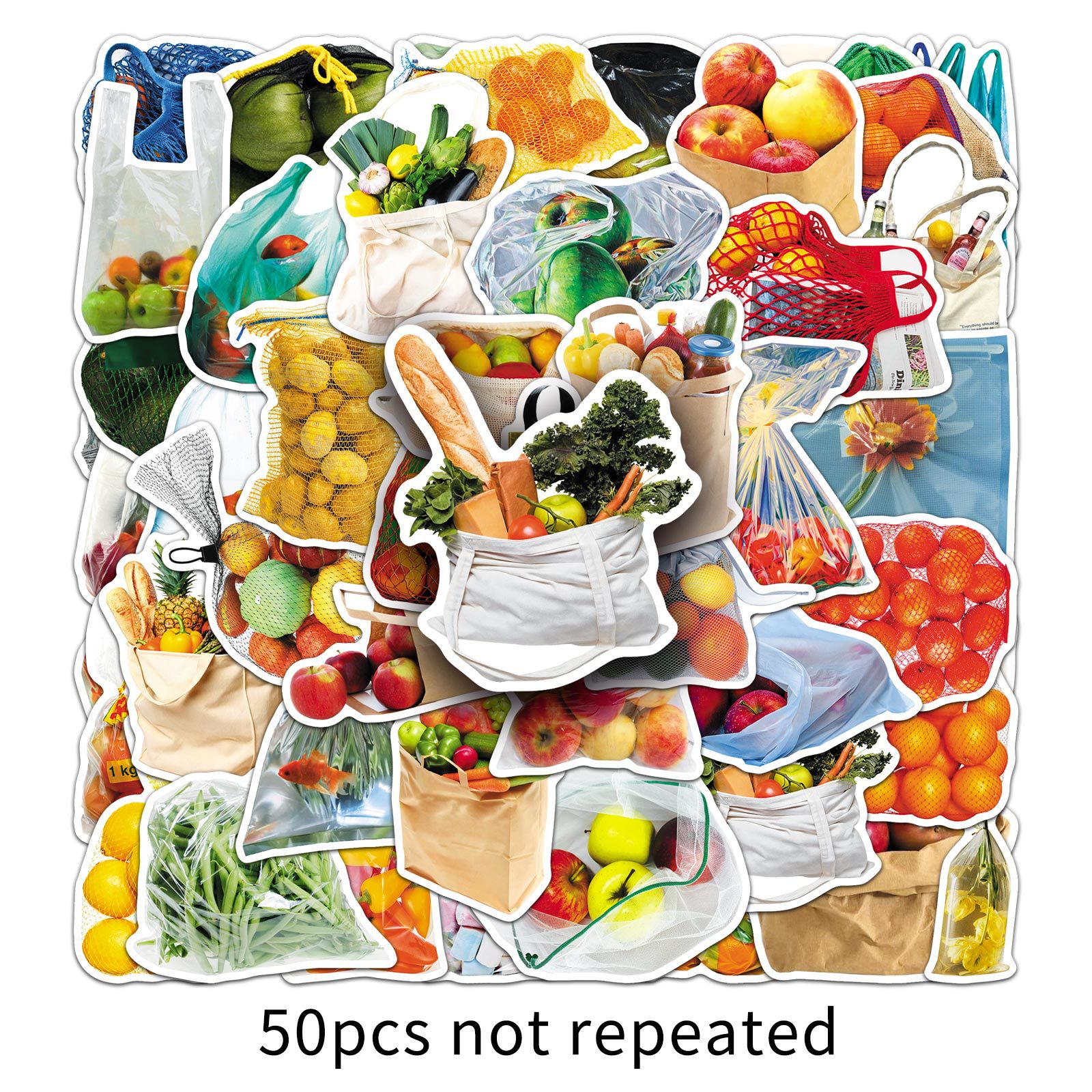 สติกเกอร์ตกแต่งรูปผักผลไม้เสมื - Food Storage In Cabinets บทวิจารณ์และราคา