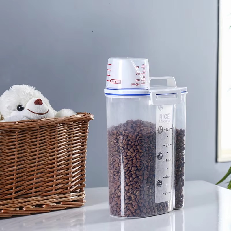 กล่องเก็บอาหารสัตว์เลี้ยงพลาสต - Food Storage Hot บทวิจารณ์และราคา