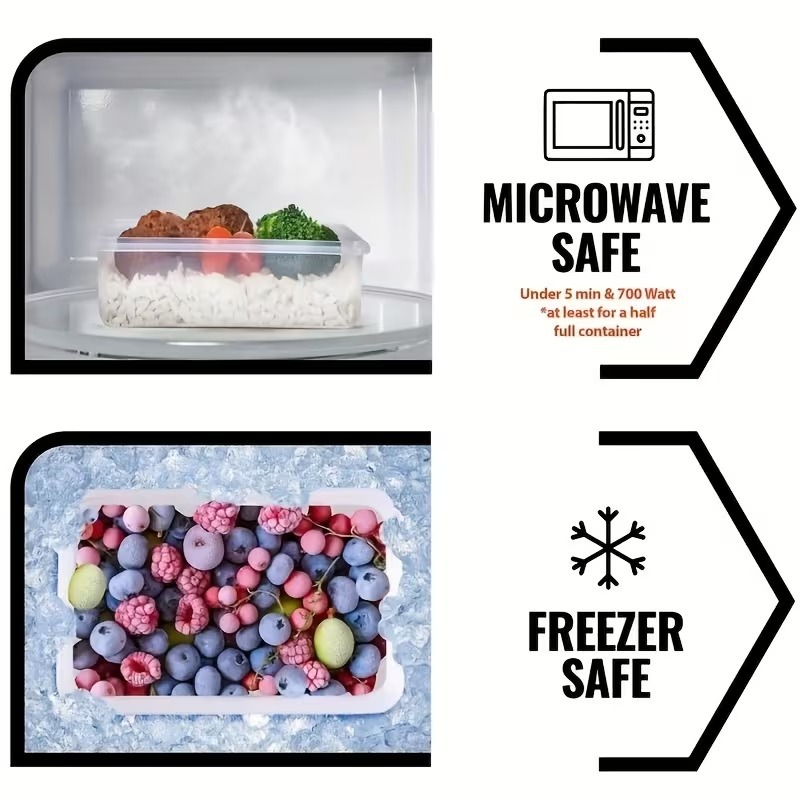 กล่องเก็บอาหารใส 4 ชิ้น พร้อมฝ - Food Storage Order บทวิจารณ์และราคา