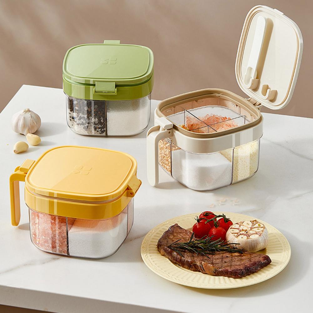กล่องใส่เครื่องเทศแบบหลายช่องพ - Food Storage Kitchen Cabinet บทวิจารณ์และราคา