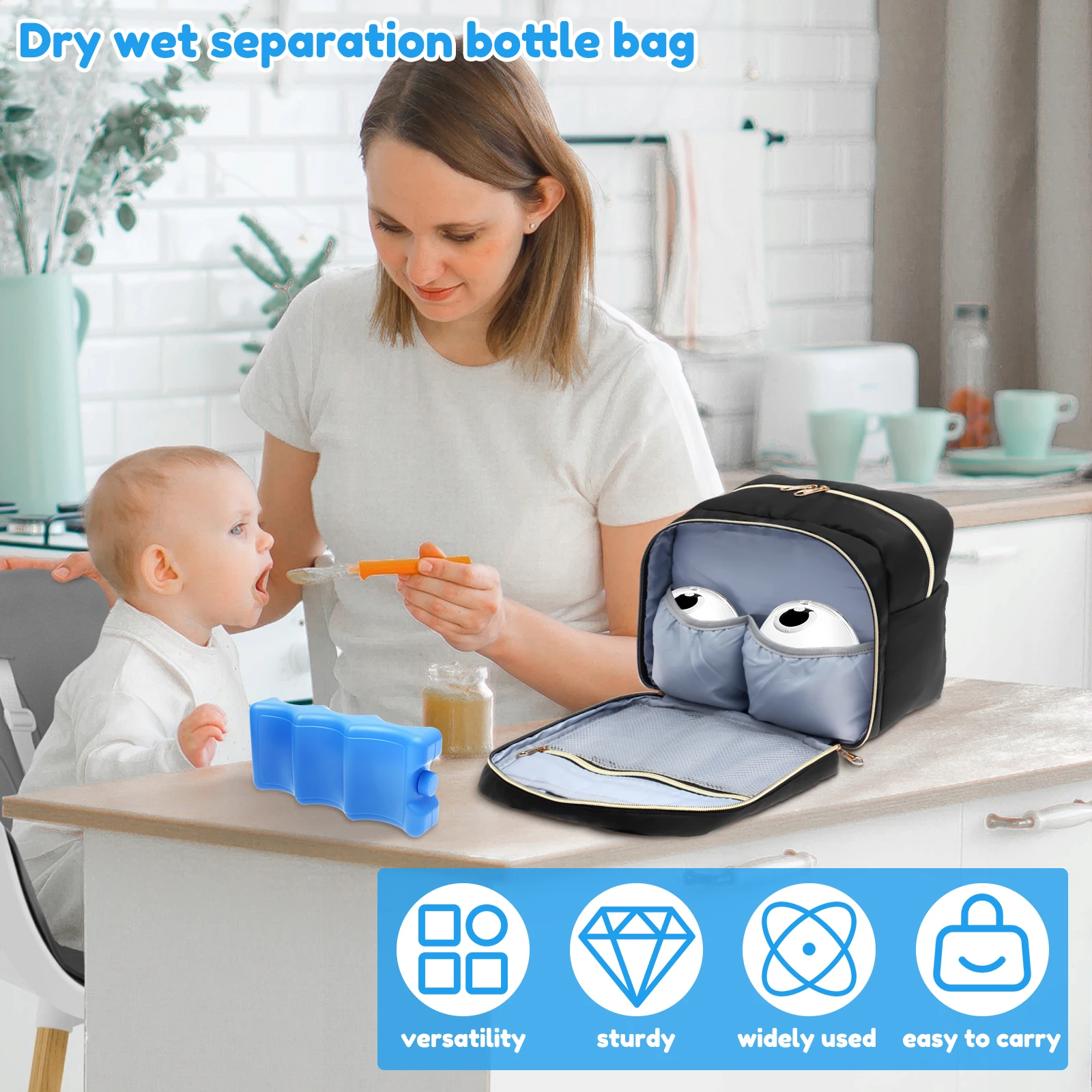 กระเป๋าเก็บน้ำนมแม่พร้อมแผ่นน้ - Food Storage Keep Warm บทวิจารณ์และราคา