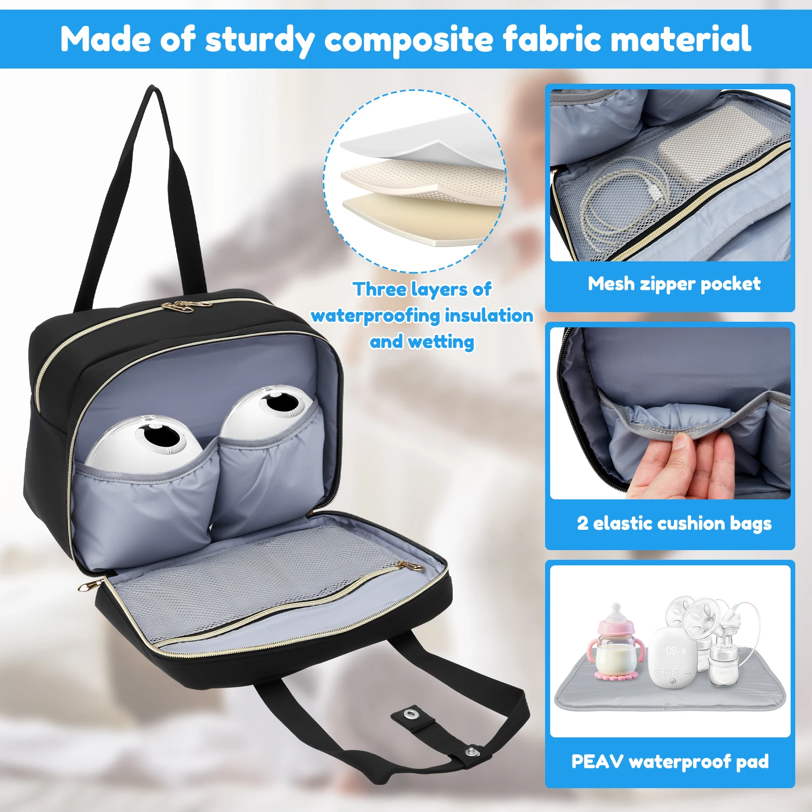 กระเป๋าเก็บน้ำนมแม่พร้อมแผ่นน้ - Food Storage Keep Warm บทวิจารณ์และราคา