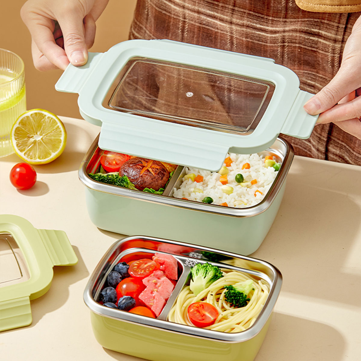 กล่องข้าวสแตนเลส 304 สำหรับไมโ - Food Storage Hot บทวิจารณ์และราคา