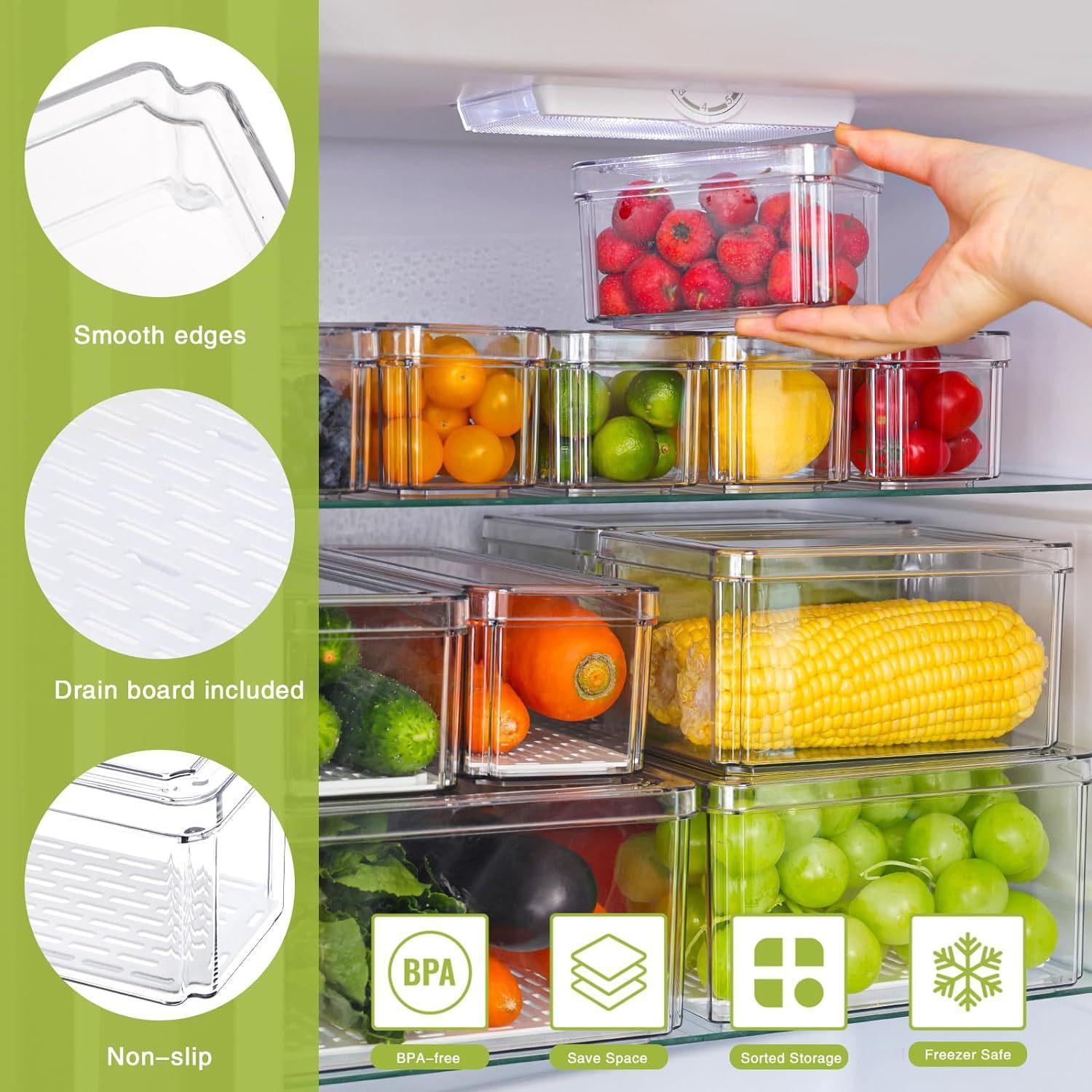 กล่องจัดระเบียบตู้เย็น 10/14 ช - Food Storage In Cabinets บทวิจารณ์และราคา