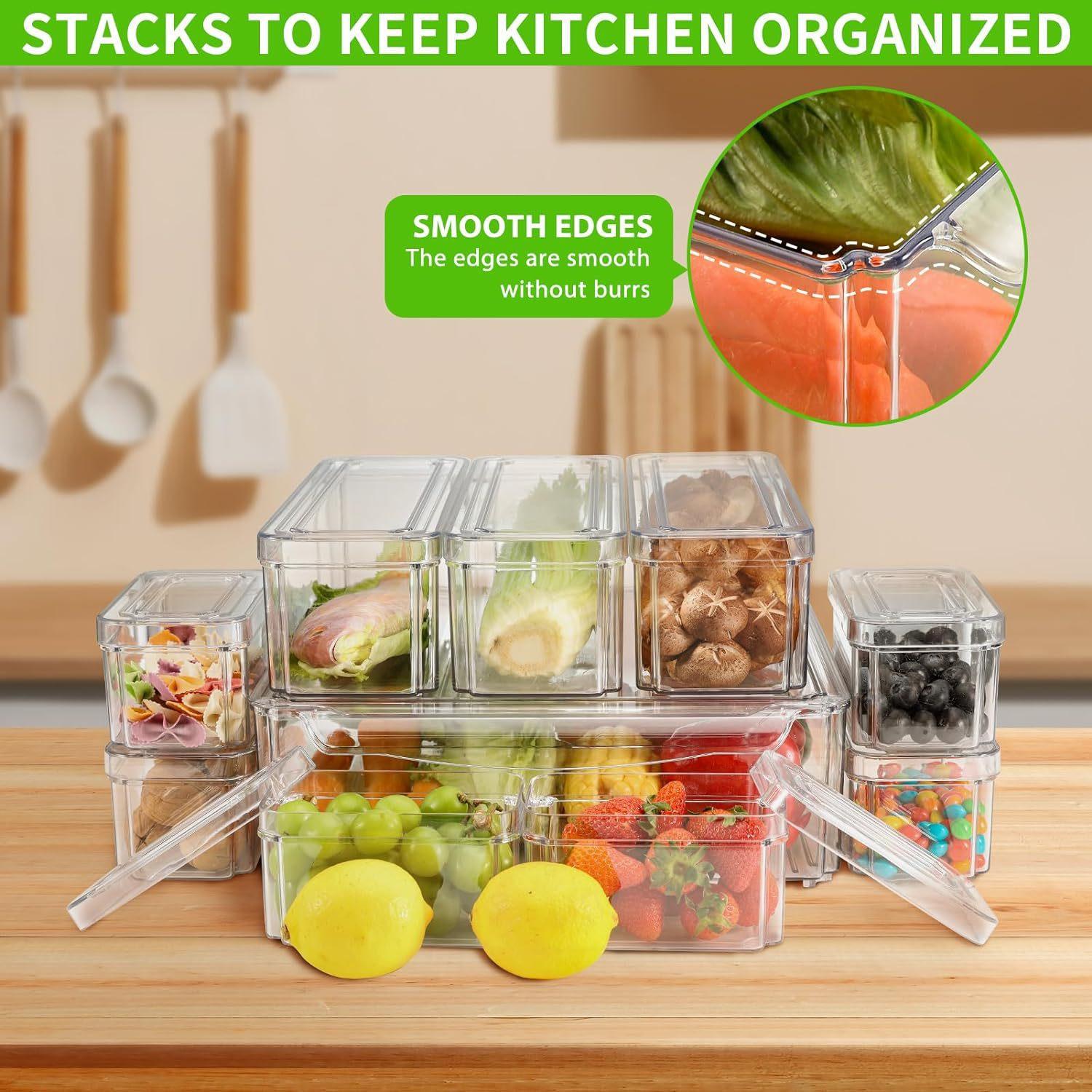 กล่องจัดระเบียบตู้เย็น 10/14 ช - Food Storage In Cabinets บทวิจารณ์และราคา