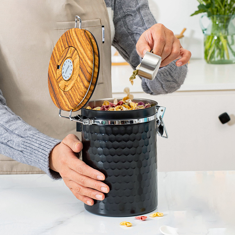 กระป๋องเก็บกาแฟสแตนเลสสำหรับคร - Food Storage In Stainless Steel บทวิจารณ์และราคา
