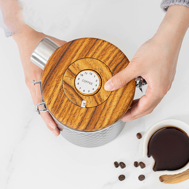 กระป๋องเก็บกาแฟสแตนเลสสำหรับคร - Food Storage In Stainless Steel บทวิจารณ์และราคา
