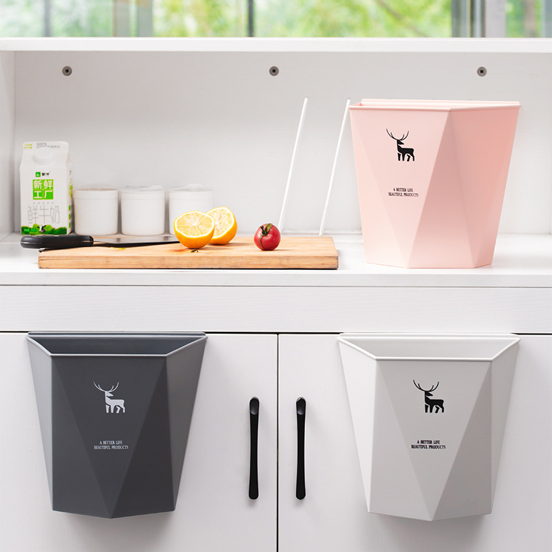 ถังขยะติดผนังสไตล์นอร์ดิกสำหรั - Food Storage Kitchen Cabinet บทวิจารณ์และราคา