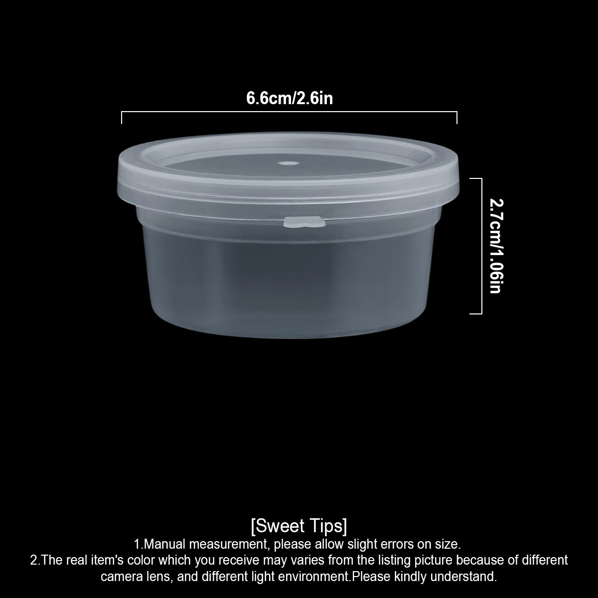 10/20/40 แพ็ค ภาชนะใส่สไลม์ขนา - Food Storage Order บทวิจารณ์และราคา
