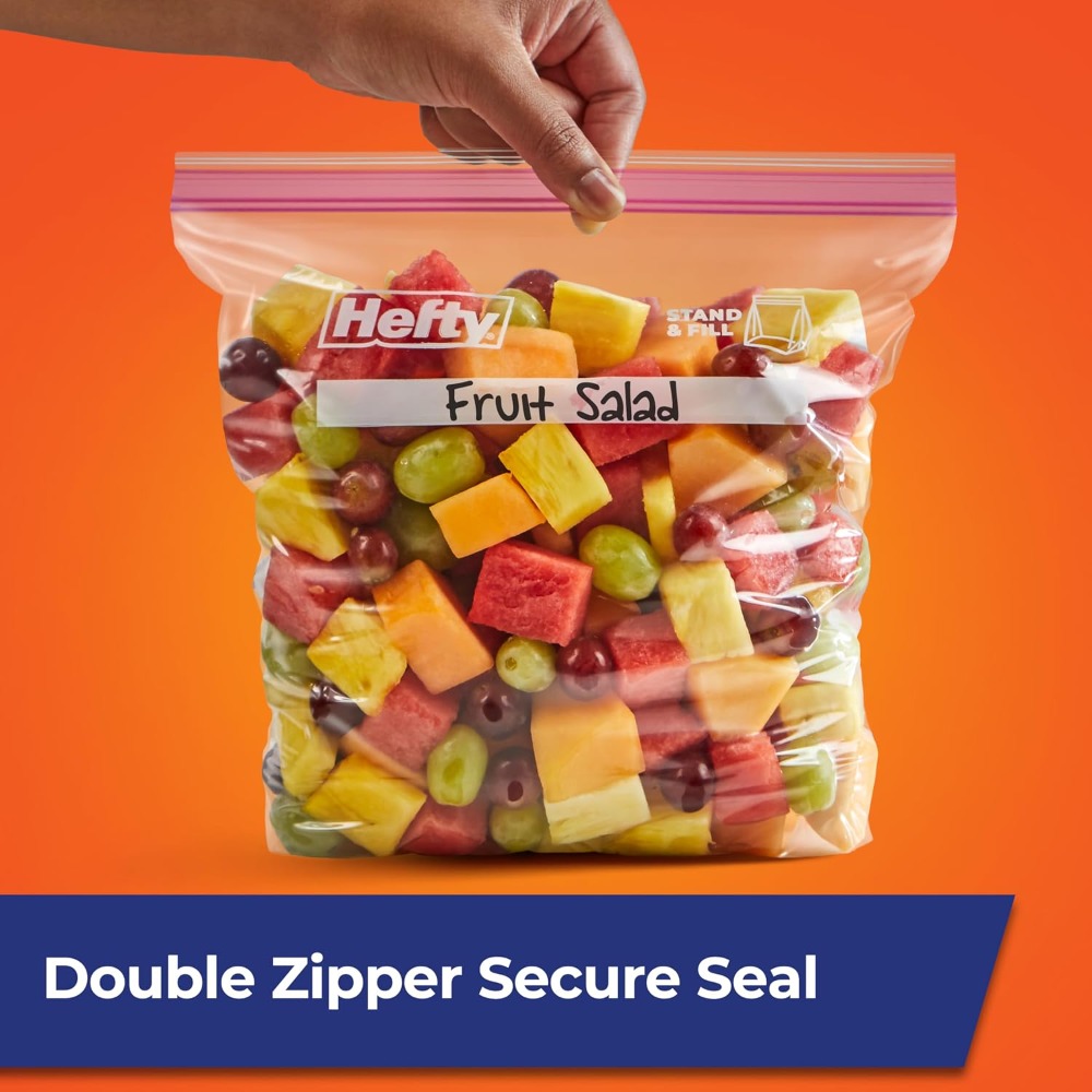 ถุงพลาสติกแบบกดปิด ขนาดแกลลอน  - Food Storage Bag บทวิจารณ์และราคา