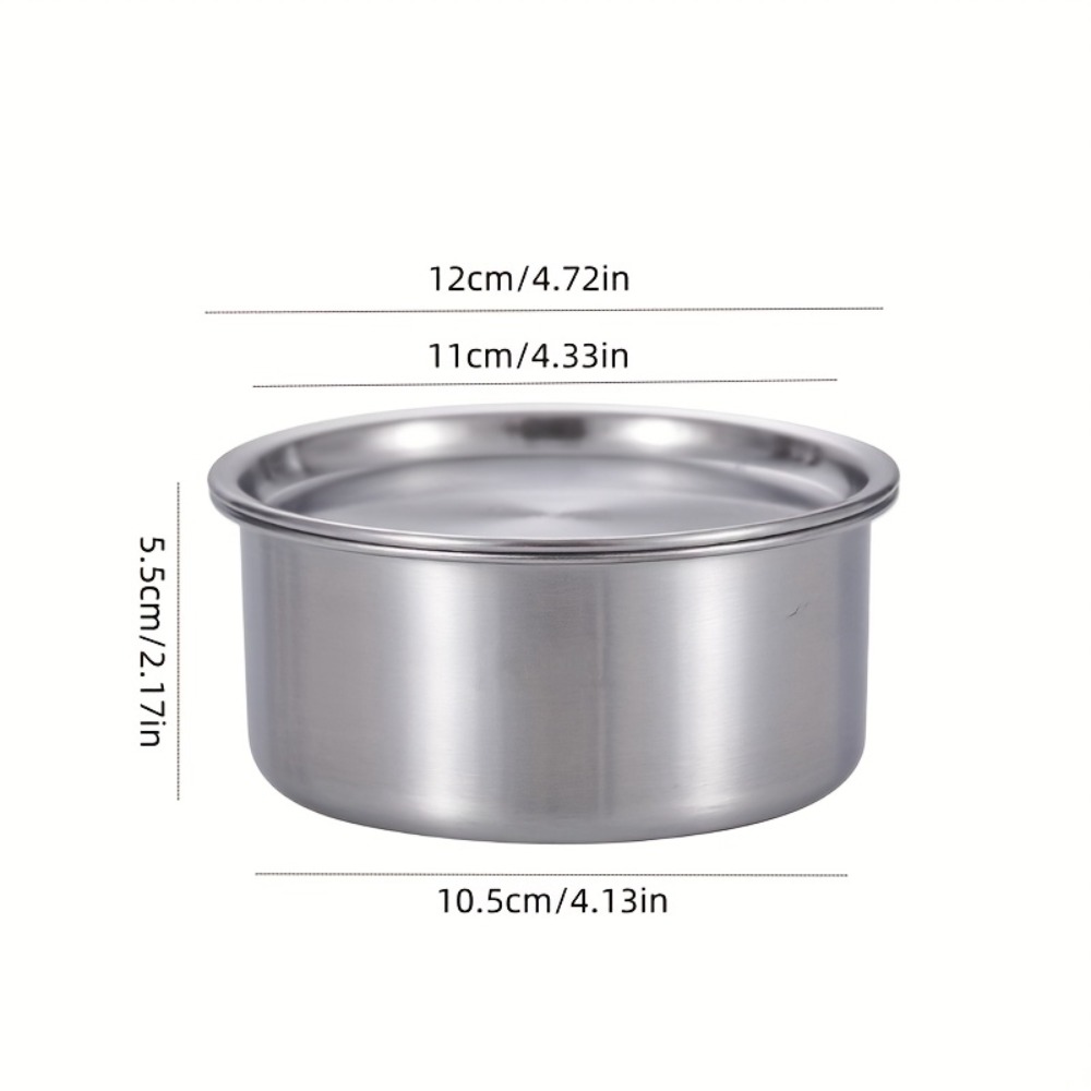 ถ้วยสแตนเลส 304 พร้อมฝาปิด สำห - Food Storage In Stainless Steel บทวิจารณ์และราคา