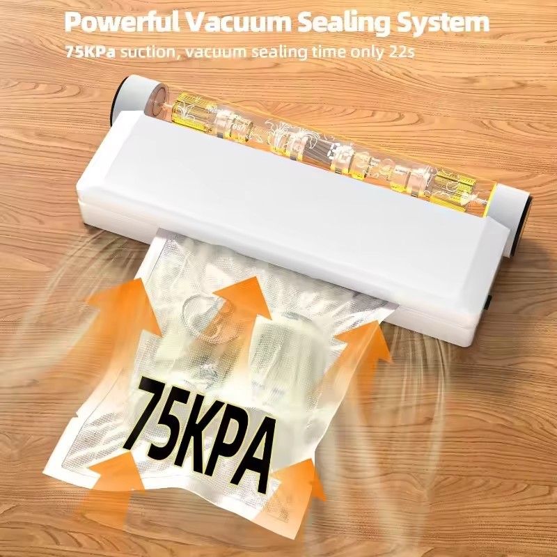 เครื่องซีลสูญญากาศสำหรับเก็บอา - Food Storage Vacuum Sealer Machine บทวิจารณ์และราคา
