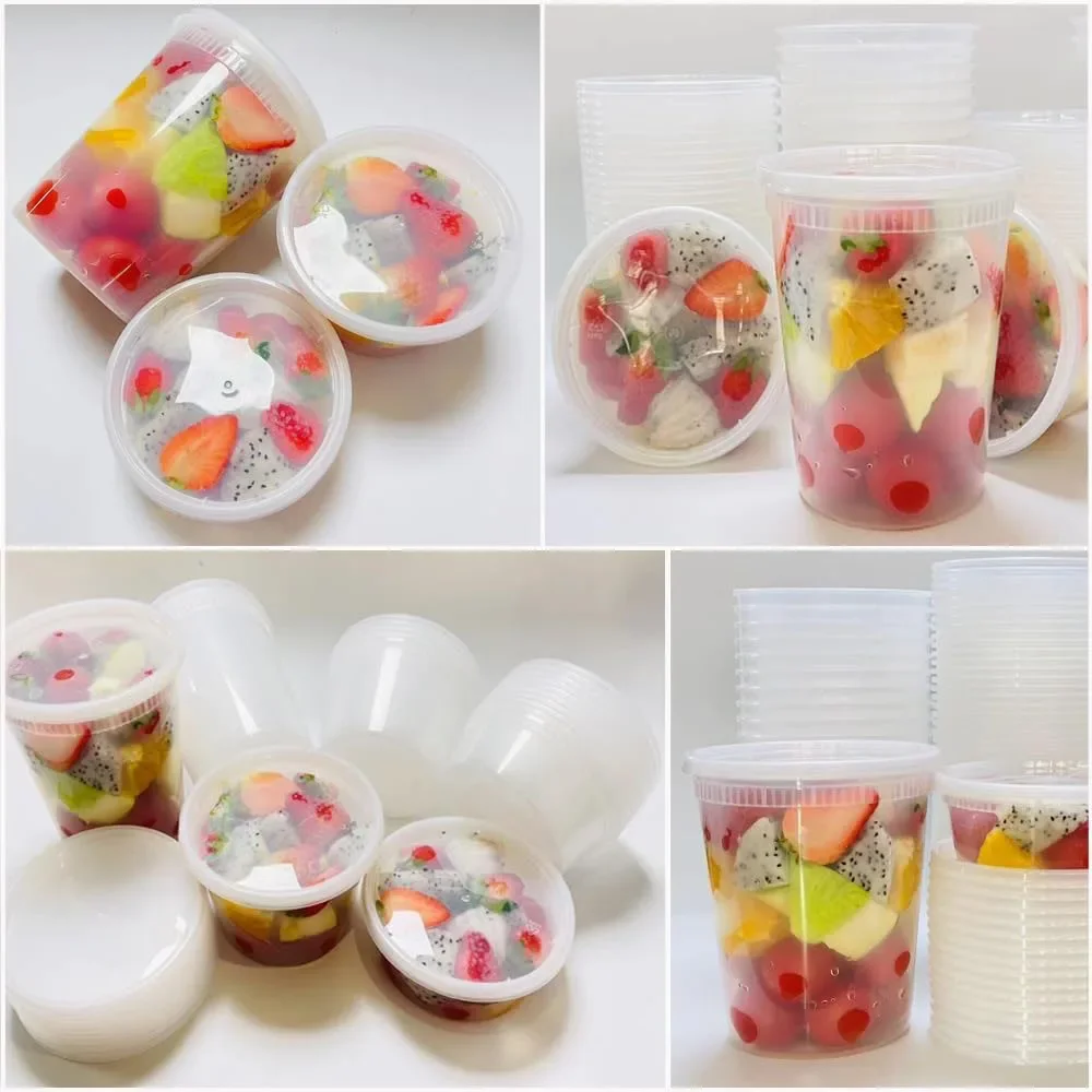 24 ชิ้น Deli ภาชนะเก็บอาหารพร้ - Food Storage Order บทวิจารณ์และราคา