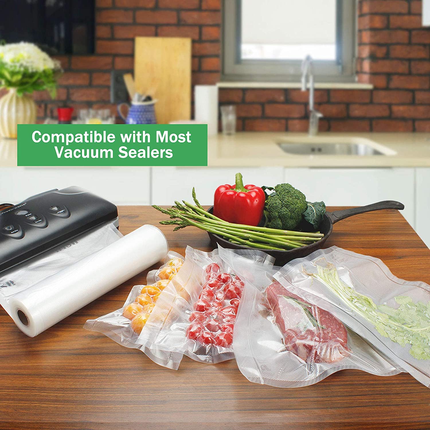 ถุงสูญญากาศสําหรับอาหาร ถุงเก็ - Food Storage Bag Organizer บทวิจารณ์และราคา